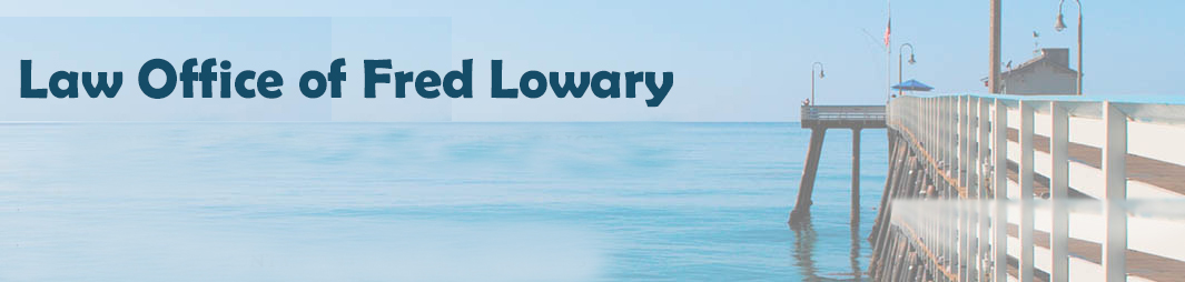 Law Offices of Fred Lowary header
